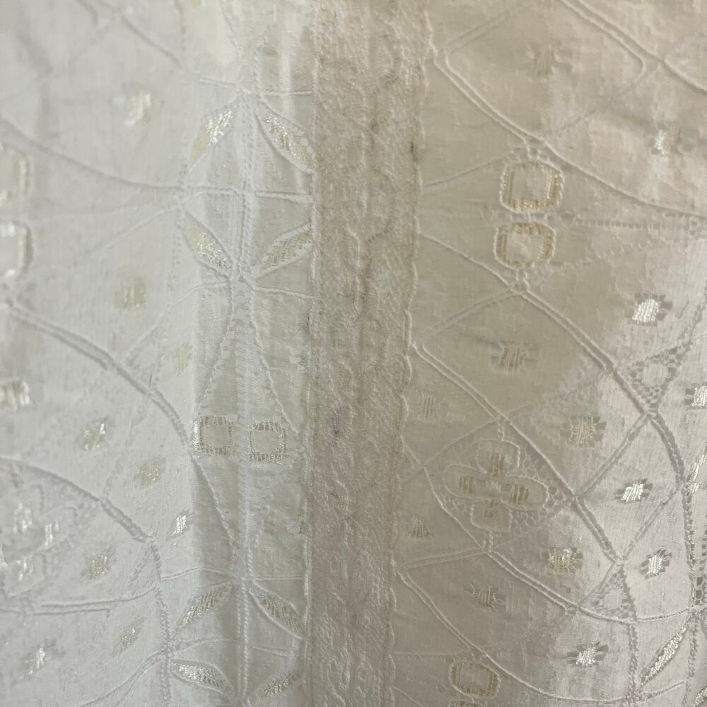 Max Studio Specialty Products Ivory Lace Dress Size Medium - Picture 6 of 8